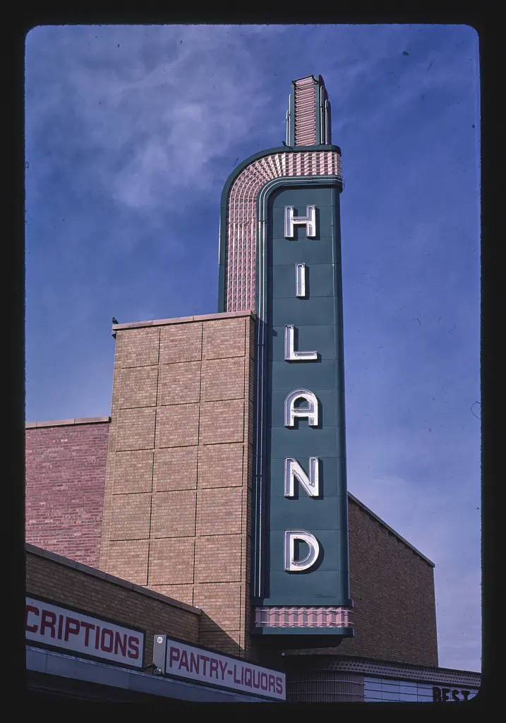 Hiland Theater, Central Avenue (Route 66), Albuquerque, New Mexico