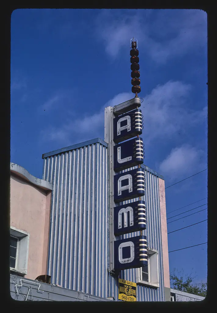 Alamo Theater, detail, Jackson, Mississippi