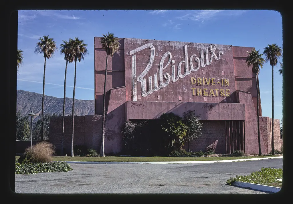 Rubidoux Drive-in Theater, Mission Boulevard, Rubidoux, California